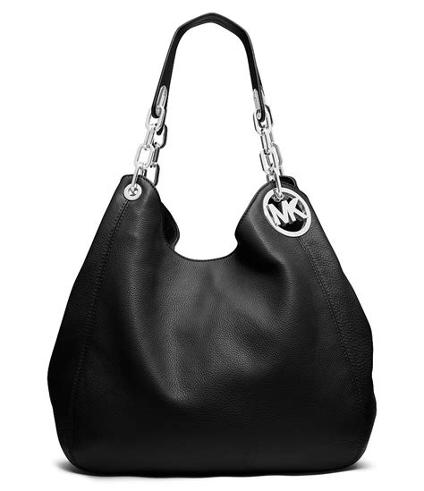 michael kors hobo bag fulton grau|Fulton Large Leather Shoulder Bag .